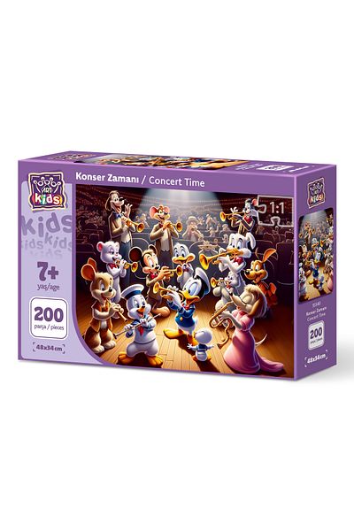 Art Puzzle Art Children's Concert Time 200 Piece Puzzle