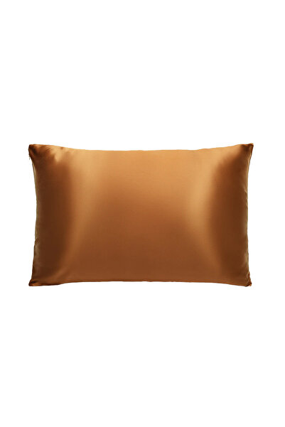 İpekshop 22mm Premium Silk Quality - Pure Silk Pillow Case, Copper Bronze