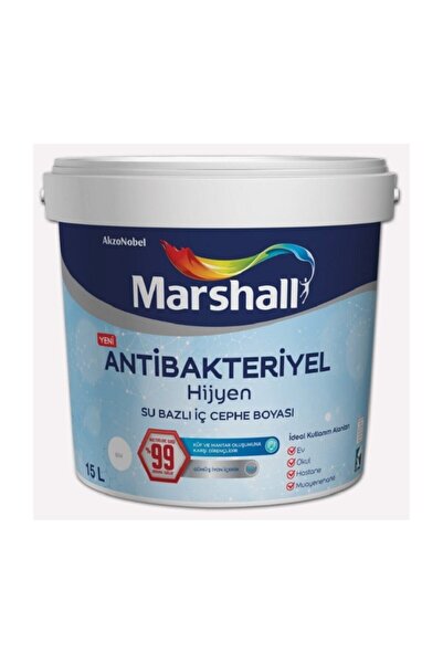 Marshall Antibakteriyel Hijyen 15 Lt Beyaz