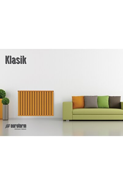 ALURAD Alüminyum Panel Radyatör Klasik Model 900 Mm X 4 Dilim Ral 7016 Antrasit Gri