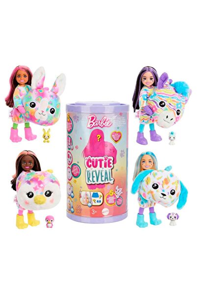 Barbie Chelsea Cutie Reveal Renk Değiştiren Rüya Renkler Serisi Sürpriz Paket...