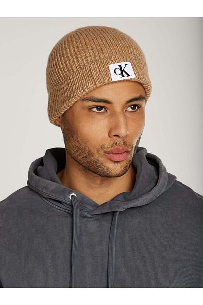 Calvin Klein Jeans Seasonal Patch Beanie – entspannter Schnitt