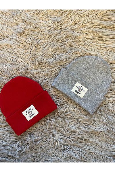 enes baby Pack of 2 Flexible Rib College Leaauge Beanie