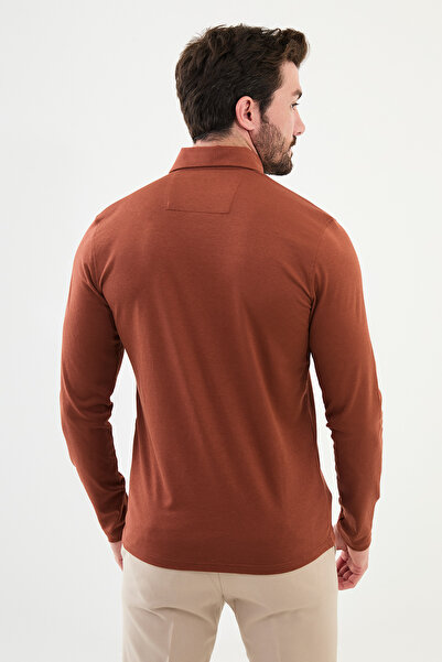 Mcr Χτενισμένο βαμβακερό γιακά πόλο