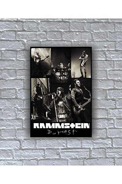 icase Rammstein  Müzik grubu Poster Baskı Tablo