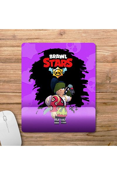 Pixxa لوحة ماوس Brawl Stars Kenji مع دعم للمعصم موديل 1 - مستطيلة