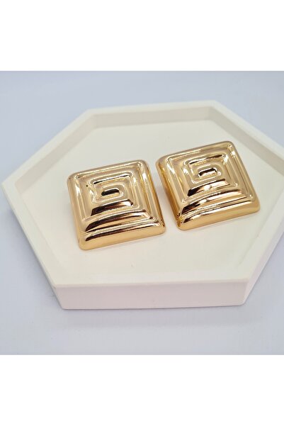 PİRİNÇ GOLD KARE KÜPE