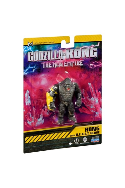 Giochi Presiozi Godzilla X Kong Mini Figür 8 Cm Kong Wiht B.E.A.S.T. Glove İkonik Koleksiyonluk Film Karakteri 4+ Ya