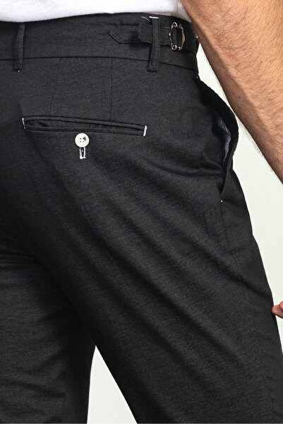 Mcr Чоловічі штани Slim Fit з плісировкою, чорні - 38125.22K