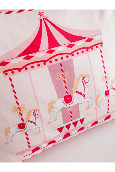 LC Waikiki LCW HOME Pembe Baskılı Baskılı Çift Kişilik Nevresim Seti 200x220