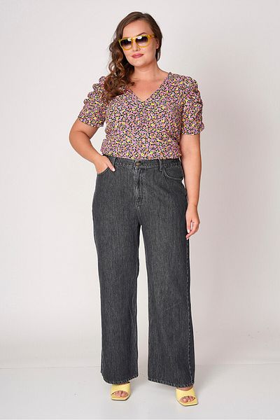 Büyük Moda High Waist Straight Cut Jeans