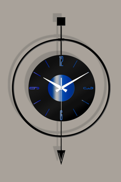 VOLANTE Sevilla-711 Volante Modern İskandinav Dekoratif Sarkaçlı Tik tok Şeff...