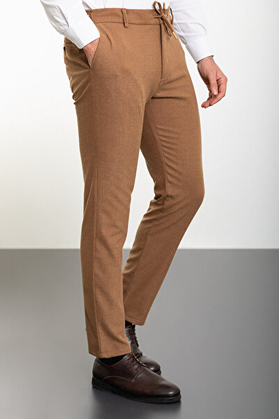 Mcr Прямі чоловічі штани Super Slim Fit з еластичним поясом і шнурком, колір ...