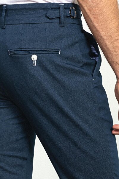 Mcr Чоловічі штани Slim Fit з плісировкою, сині - 38125.22K