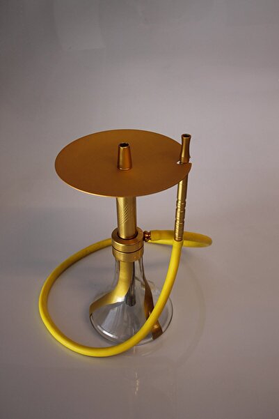 Günay Shadow Nargile Takımı - Nargile Takımı Küçük Boy - Sarı