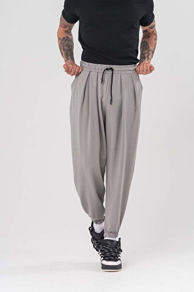 go gang own Плисиран широк шал Toji с еластична талия и крачоли