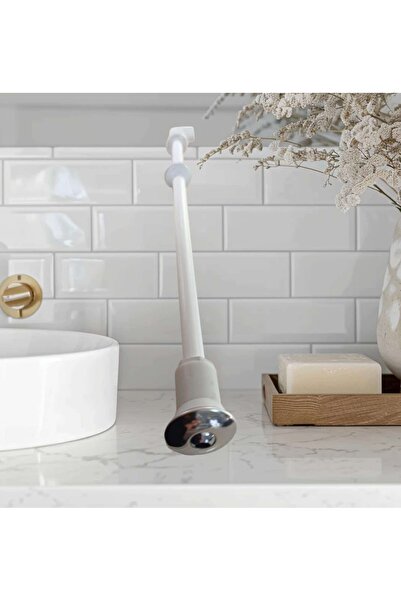 ÇEÇEN HOME Klozet Taharet Çubuğu Krom Uçlu 32 Cm Taharet Çubuğu Taharet Çubuğ...