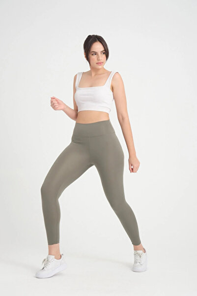 CUBBUX Zelene Visok struk ženske helanke