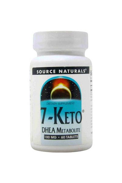 source naturals 7 Keto DHEA, 100 mg, 60 Tablets