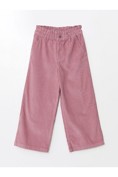 LC Waikiki Lcw Wideleg Velvet Girl's Trousers