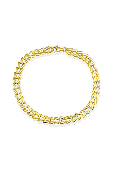 Altınkesesi 14 Ayar Altın Unisex Pars Bileklik 5 Mm