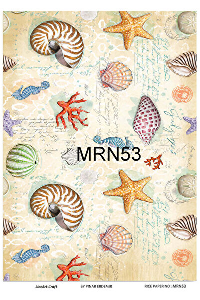 LİNEART Pirinç Dekopaj Kağıdı No:MRN53 - 29X42cm