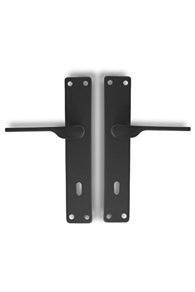 bersayapı Veroni Aynalı Elisa Ayna Oda Kapı Kolu Siyah 1 takım (Montaj vidaları dahildir.)