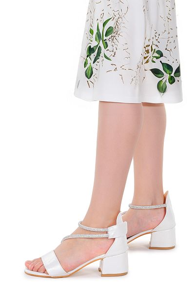 KARAMAZI Daily Girl's 4 cm Heeled Sandals Evening Dress Shoes