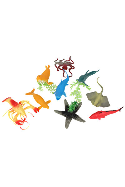 MEGA Deniz Hayvanları Tüpte 6'lı Hayvan Oyun Seti