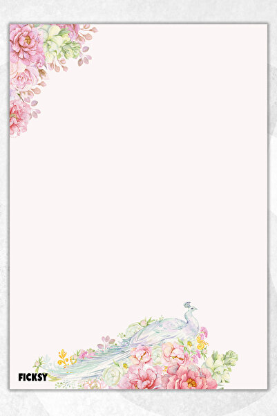 Ficksy دفتر ملاحظات A5 بدون خطوط - 50 ورقة - مذكرة - دفتر ملاحظات - ورق ملاحظات