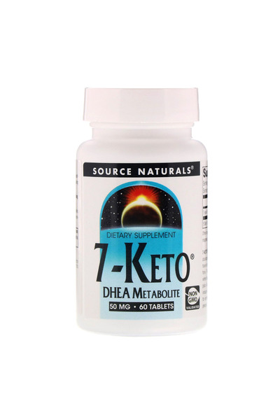source naturals 7 Keto DHEA, 50 mg, 60 Tablets