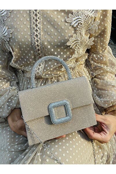 Çanta Trend Geantă pentru rochie de seară din țesătură satinată pentru femei ...