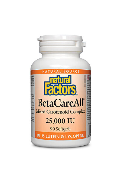 Natural Factors بيتا كير أول، 90 كبسولة هلامية، 25000 وحدة دولية