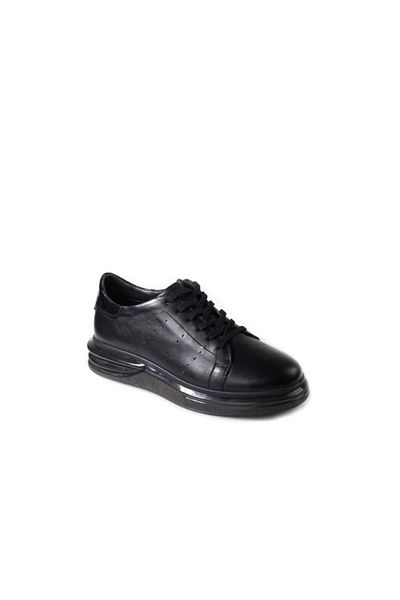 Tardelli 4342 Model Ortopedic Talpă Negru Pantofi din piele pentru bărbați