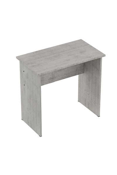 Mahmayi Modern MP1 Study Table 80x40 Plain Desk,Light Grey Chicago Concrete