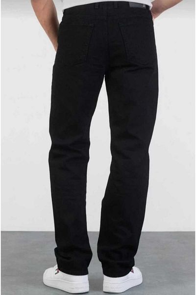 Denim Geantă de blugi neagră pentru bărbați Jens - Denim cu talie înaltă, fermoar și lycra