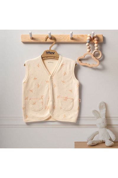 Tiffany Organic Bird Theme Baby Vest - 2424005