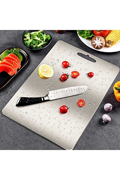 Stainless Art Paslanmaz Çelik Antibakteriyel Üst Düzey Kaliteli Kesme Tahtası...