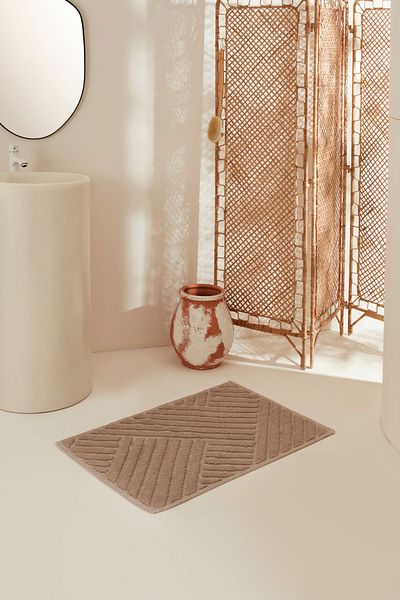 Karaca Home Sarah Anderson Comrade Bath Mat Mink