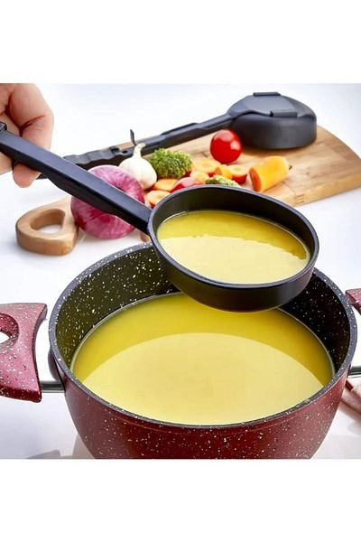 Viyalente 220 Degree Resistant 3 in 1 Serving Set - Ladle Colander Spoon Kp-132