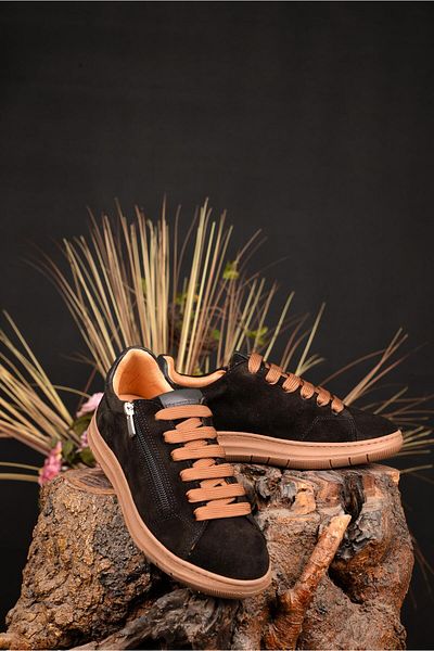 Mammamia Iarnă pentru femei, impermeabilă, talpă anti-alunecare, ușoară, confortabilă, 100% piele naturală, pantofi casual în stil negru
