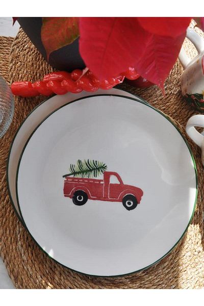 M'art Home New Year 2025 Love Cars 6-Piece Serving Plate