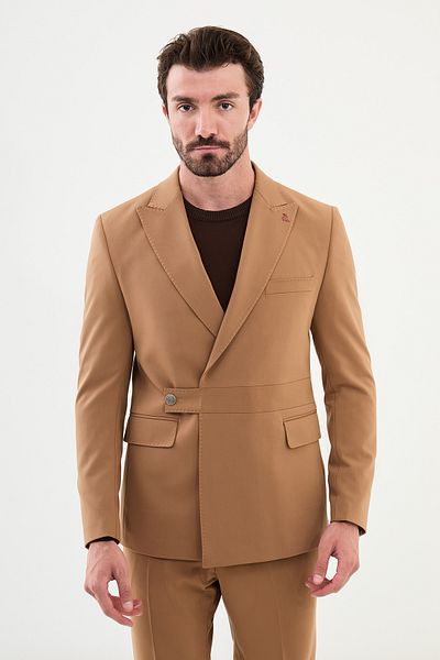 Mcr Pointed Collar Suit Set
