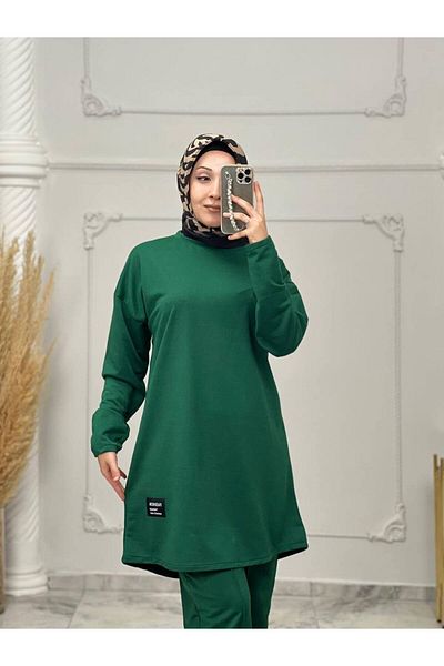 Nevayla Moda Χακί Σετ Hijab 2 τεμ