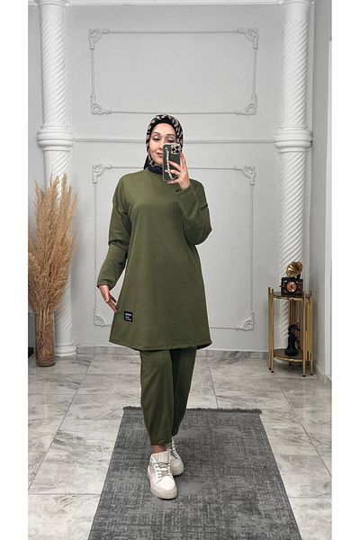 Nevayla Moda Πράσινο Σετ Hijab 2 τεμ