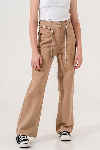 GİYİCEM Girl's Rekli Linen Pants