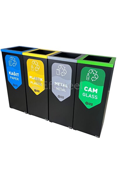 Efesteel Kağıt Plastik Cam Geri Dönüşüm Kovası