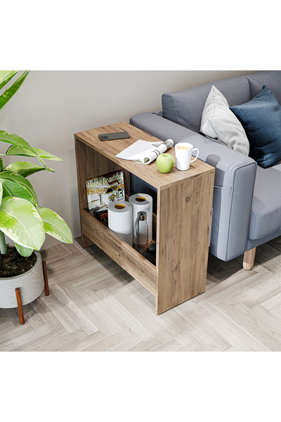 ROOMART Siena Sehpa Koltuk Sehpası, Yan Sehpa, Zigon Sehpa, Servis Sehpası