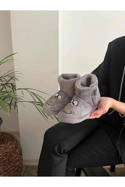 Behtah Kundura Papuci de balerină pentru bărbați, căptușiți din bumbac, cu figuri de pânză, papuci de grădiniță pentru școală, papuci de acasă