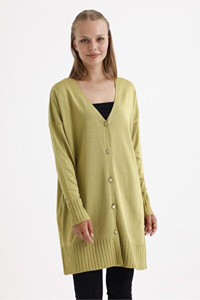 Butik Kadın Triko Hırka Düğmeli